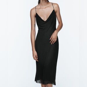 Rhinestone slip dress